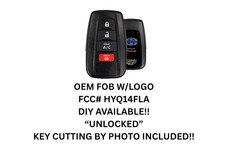Unlocked OEM Toyota Prius Prime Smart Key Fob HYQ14FLA 89904-47790 W/Key Cutting picture