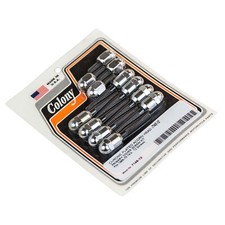 #7146-12 Acorn Head Primary Cover Screw Kit 1965-1970 H-D 74's Chrome Colony Mac picture