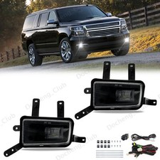 For 2015-2020 Chevy Tahoe Suburban GMC Yukon XL LED Fog Lights Lamps+Wiring picture