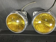 NEW OLD STOCK DOO-RAY LAMP MODEL 500 AMBER FOG LIGHT PAIR 5 INCH HOTROD RAT ROD picture