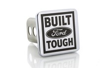 Ford Built Tough Metal Trailer Tow Hitch Cover Plug Emblem picture