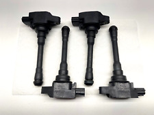 4PC 22448-1KT1A Genuine Nissan Infiniti COIL-IGNITION 224481KT1A OEM HANSHIN picture