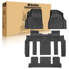 Floor Mats Liners For 2007-2017 Chevrolet Traverse / GMC Acadia TPE All Weather picture