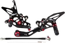 Hot Bodies MGP Adjustable Rear Sets Black 61101-2500 picture
