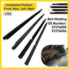4-40x Weatherstrip Window Molding Trim Seal Belt for 2008-2017 Mitsubishi Lancer picture