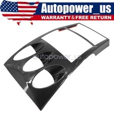 Carbon Fiber ABS Effect Interior Gauge Storage Covers For Nissan 350z 2003-2005 picture