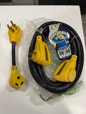 Camco 55191 Power Grip Extension Cord - 25 ft. 30 Amp Male to 30 Amp FemaleBONUS picture