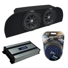 03-08 Fits Nissan 350Z Coupe Strut Kicker Comp C10 Dual 10 Sub Box HA-A800.1 Amp picture