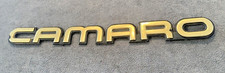 Vintage 1982-89 Camero Gold Tone Fender Emblem/Logo--84.24 picture
