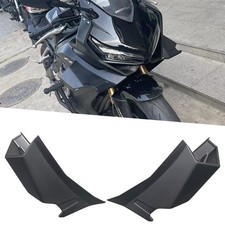 Side Winglets Wing Spoiler Fairing Black Matte For Honda CBR650R 2019-2026 picture