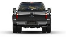 Catfish Shad Rear Window Perforated  Graphic Decal Sticker Truck picture
