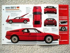 1979 / 1980 / 1981 BMW M1 / M-1 IMP Brochure picture