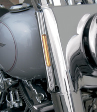 ALLOY ART - LED Front Signal Light FLSTF Chrome/Clear | FDH-1 picture