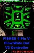 V2 PREMIUM FISHER V 4 PIN SNOW PLOW PROGRAMMABLE CONTROLLER MVP FLEETFLEX 85100 picture