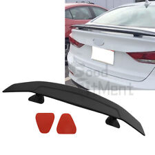 For Hyundai Elantra 46'' Spoiler Wing Rear Trunk Wings Racing Matte BLK GT Style picture