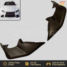 Scopione Carbon Front Bumper Splitters for Lexus 13-15 GS350 F GS450h | F-Sport picture