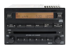 2007-2008 Nissan Frontier AM FM MP3 Receiver 6 Disc CD Player 28185ZS05A picture
