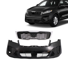 Fits 2019-2020 Kia Sorento LX Front Bumper Kit+Grille Assembly picture