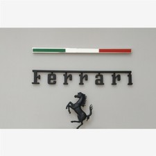 For Ferrari F8 Italy badge&Rear Horse Badge Script Brand New picture