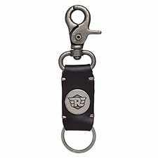 Royal Enfield LEATHER KEY CHAIN OP | 100 percent genuine leather | Zinc alloy picture