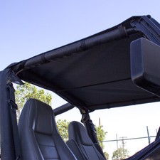 Jeep Sun Top for 1987-91 Wrangler YJ in Black Sailcloth picture