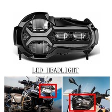 Black E-Mark Front Headlamp DRL Headlight Assembly For BMW R1250GS 2019-2023 picture