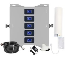 Five Band 2G 3G 4G 5G Signal Amplifier 800/900/1800/2100/2600Mhz with Antenna picture