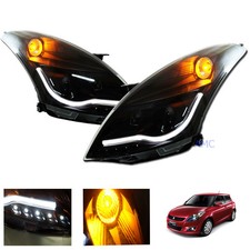FIT SUZUKI SWIFT 2010 - 2016 HEAD LAMP LIGHT SMOKE CCFL LED PROJECTOR picture