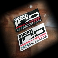 ducati 100 year decals, panigale v4 v2 multistrada 1199 1098 1198 hypermotard picture