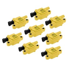 Accel 140043-8 Coils Coil Pack /Yellow Buick Chevy GM GMC LS2 LS3 LS7 Set of 8 picture