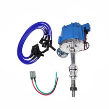 5 Star Speed Marine HEI Distributor Kit SBF Ford 289 302 8.0mm Spark Plug Wires picture
