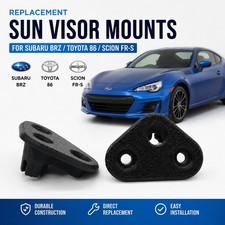 2013-2020 BRZ FR-S Toyota 86 Sun Visor Mount Bracket Replacement 2 Pack picture