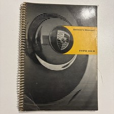 Jan. 1963 Porsche 356 B Spiral Bound DRIVER'S OWNER’S MANUAL Factory Original picture