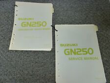 1986 1987 1988 1989 Suzuki GN250 Motorcycle Shop Service Repair Manual picture