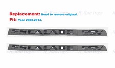 Replacement 2PCS Gloss Black Side Door Tailgate ESCALADE ESV Emblems 2003-2014 picture