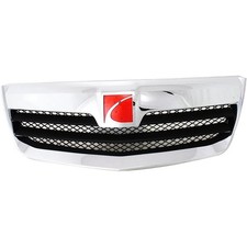 Grille For 2007-10 Saturn Outlook Chrome Shell w/ Black Insert Plastic GM1200607 picture