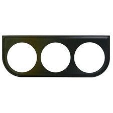 Universal Metal Black Under Dash Triple Gauge Mounting Panel 2-1/16 Inch picture