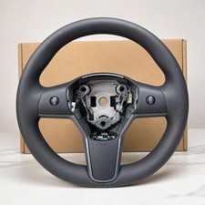 Heated Leather Steering Wheel for Tesla Model 3 & Y 2017-2023 OE 1490214-00-B picture