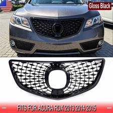 Gloss Black Mesh Grille For 2013-2015 Acura RDX Front Grille Upgrade 2022 Style picture