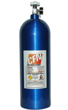 20LB Nitrous Bottle W/high flow valve, gauge and 8an blow off fitting w cap NEW picture
