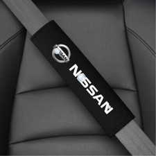New For Nissan 2pc Car Seat Belt Cover Shoulder Cushion Pad Accessorie Black Red picture