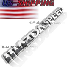 1 - NEW 3D MAZDASPEED Chrome Badge Emblem Miata Mazda 2 3 5 6 RX7 RX8 MAZDA SPCH picture