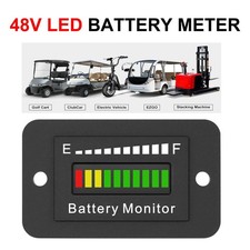 24/36/48V Volt LED Battery Indicator Meter Gauge Fit For Golf Cart Ezgo Club Car picture