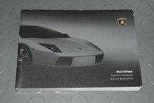2002 Lamborghini Murcielago Owners Manual - English picture