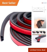 33Ft Rubber Weather Seal Strip 1/5 Inch Thick Auto Door Window Weatherstrip picture