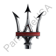 Genuine Maserati GranCabrio GranTurismo Quattroporte Trident Emblem 670030864 picture