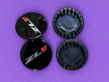 2005-2023 Chevrolet ZL1 Center Wheel Caps Black Set of 4 GM 19351759 / 9595010 picture