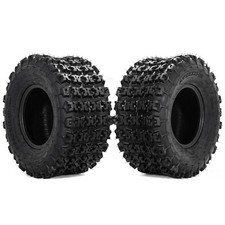 22x11-10 6Ply Rear ATV Tires 22x11x10 UTV Tires 22 11 10 Mud All Terrain Set 2 picture