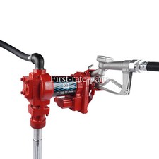 12 Volt 20 GPM Fuel Transfer Pump Diesel Gas Gasoline Kerosene High Quality Red picture