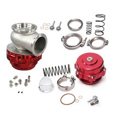 Performance 44mm MVR44 V-Band External Wastegate & 50mm BOV Blow Off Valve Black picture